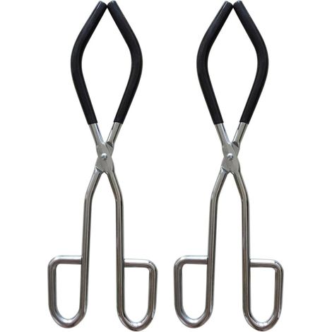 Support de bécher antidérapant en métal NUOBESTY, 2 pinces avec (1/5)