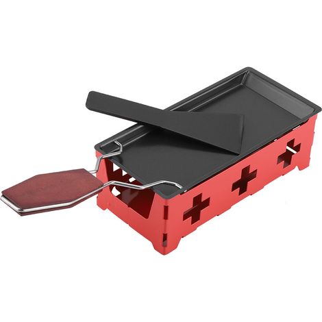 Appareil à raclette portable antiadhésif, plaque de cuisson rotative, ensemble pour cuisinière, outil de grillade pour la cuisine à domicile (1/5)
