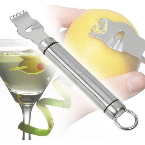 Pro-Tools & Soft Grip Tools Zester Zester Râper, avec couteau Canelle, acier inoxydable, 21 cm (1/4)