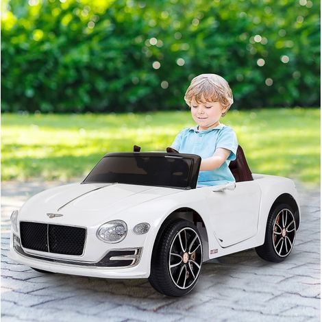 Coche eléctrico infantil Bentley GT con mando a distancia, blanco, 108 x 60 x 43 cm DESVIAE (1/5)