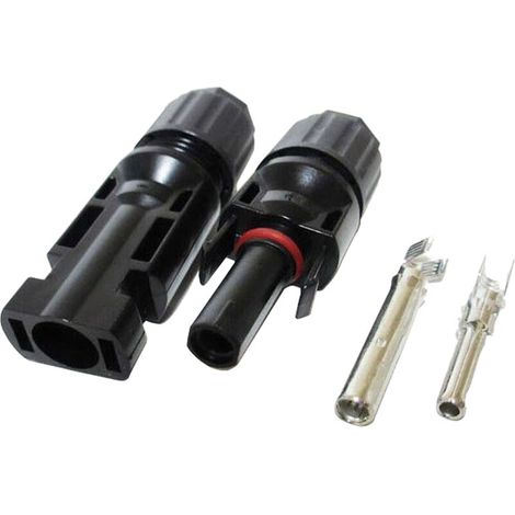 Paire de connecteurs de câble de panneau solaire mâle/femelle, doubles bagues d'étanchéité pour un meilleur effet étanche IP67, A301pack1 (1/5)