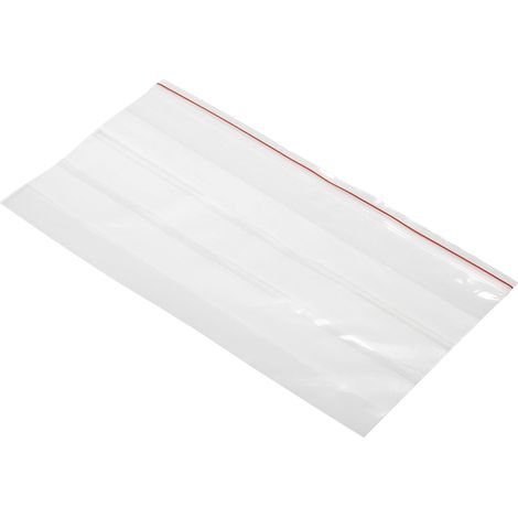 Sachet à fermeture pression avec bande d'inscription 486741 (l x H) 220 mm x 120 mm transparent Polyéthylène 1 pc(s) W68419 (1/2)