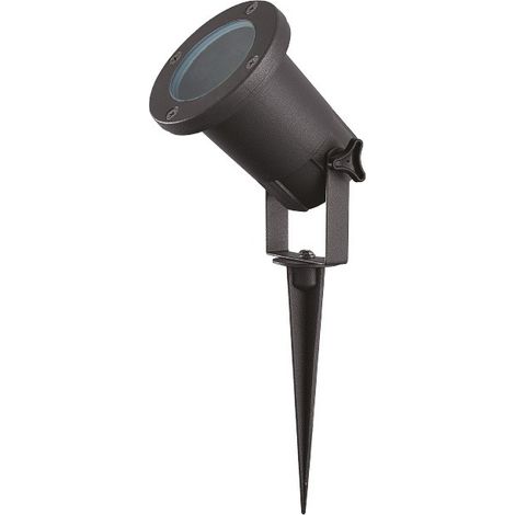 Projecteur Piquet (sans ampoule) 12V GU5.3 Noir IP65 Miidex Lighting®