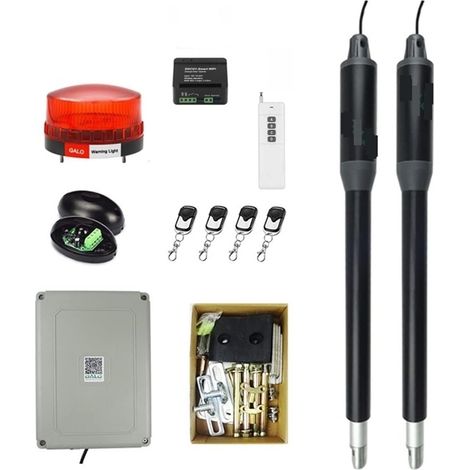 Ouvre-Porte pivotant électrique à Double Bras Puissant jusqu'à 660 LB KIT de Porte d'allée matérielle for allée(KIT K) (1/5)