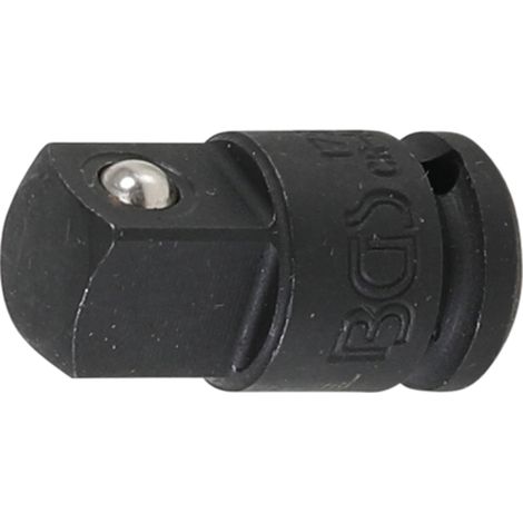 Adaptador de llave de vaso de impacto  cuadrado interior 6,3 mm (1/4") - cuadrado exterior 10 mm (3/8")