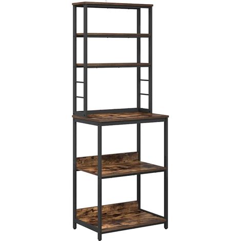 Maison Exclusive - Küchenregal Geräucherte Eiche 60 x 40 x 168 cm