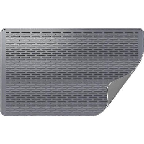 Verre Stove Protector tapis Protector Dish Drying tapis pour cuisine Range housses pour électrique Stove 71x 50 8cm gris (1/5)