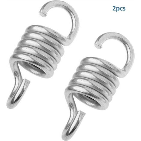 Hamac Printemps, 2PCS Heavy Duty Crochet Extension, Punching Hanger Balancelle Accessoires pour Hamac chaises hamac et Balançoires Porch MOONSTARS (1/4)