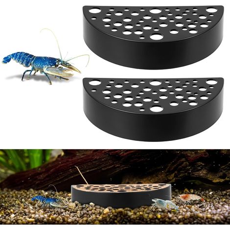 pezzi di grotte decorative per acquario, nascondigli creativi per gamberetti, accessori per acquario in ABS, grotta per piccoli gamberetti, nascondiglio per piccoli pesci (1/5)