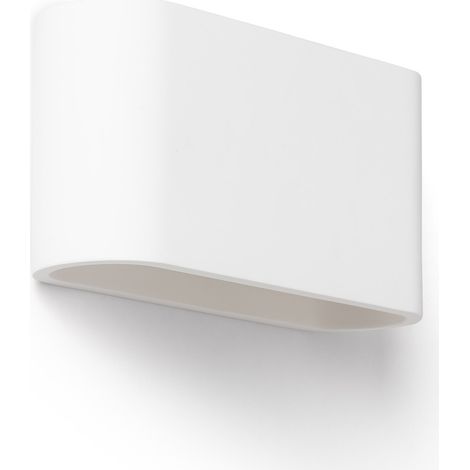Aplique de Pared Yeso Ebin Round Blanco (1/5)