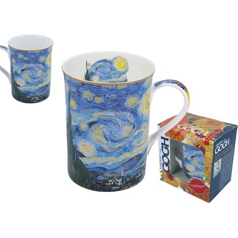 Tazza classica nuova - V. van Gogh, Notte stellata (carmani) (1/3)