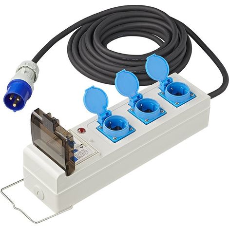 Zelt faltanhangereinheit 10m 3x25mm mit mccb und rcd (1/5)