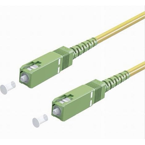 TRADE SHOP - Cavo Fibra Ottica Monomodale 9/125 Sc-apc 1.8 Mt Per Router Notebook Fo-d005-1.8 - (1/5)