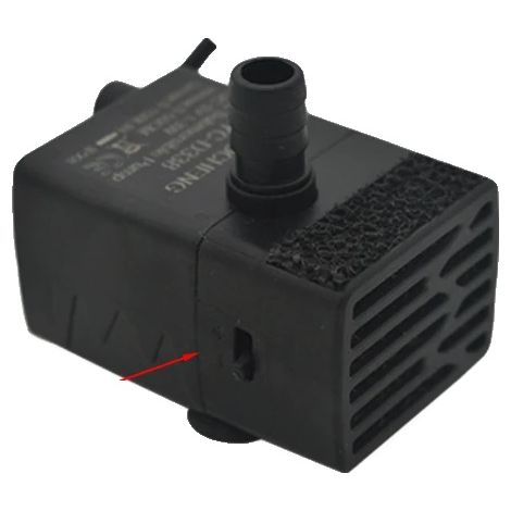 Pompa di filtrazione, funzionamento ultra silenzioso, portata regolabile, FGS-50cm, come mostrato-a (1/2)