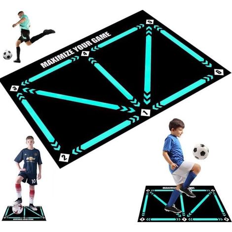 Tapis d'entraînement de football - Améliore le contrôle du ballon - Utilisation intérieure - Silencieux (1/4)