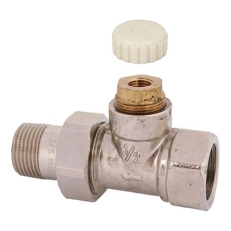 JS HEIZKOERPERVERSCHRAUBUNG MUFFE DURCHG-F.,SCHWER,DN15,1/2",VERN.