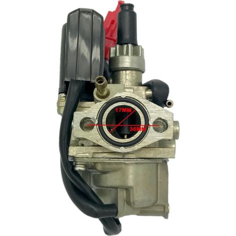 Accessoires pour carburateur de tondeuse à gazon 1 2 AC LC Vivacity 50cc, compatible avec le carburateur Peugeot Vivacity 50cc (1/4)
