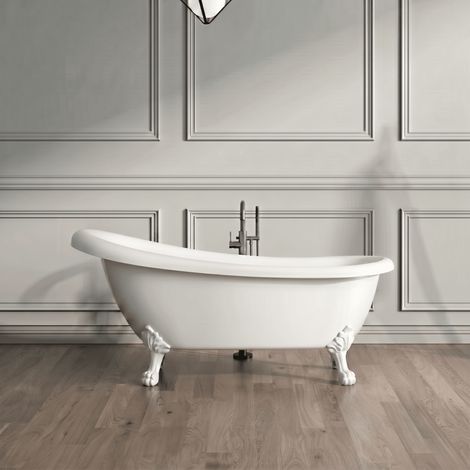 Bañera con patas RICHMOND 171 cm patas LEÓN BLANCAS