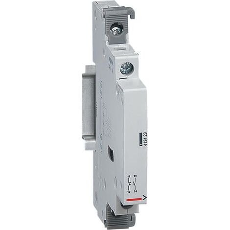 Auxiliaire de signalisation pour télérupteurs et contacteurs 1 module 16A à 25A - contact O+F - 5A 250V - 0,5 module - LEGRAND