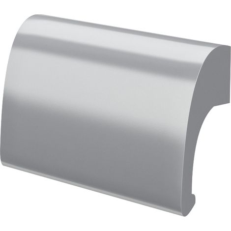 Balkontürgriff Ziehgriff Aluminium Terrassentürgriff Deluxe Türgriff hochwertig Silber eloxiert (1/2)