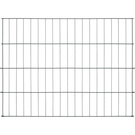 Maison Exclusive - Gartenzaun Set 115x79 cm Grün