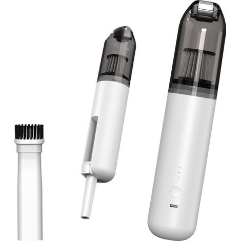 New BM622 Car Vacuum Cleaner, Outdoor Home Cordless Handheld Vacuum Cleaner, Portable Rechargeable Car Vacuum Cleaner -- BM622 White (1/3)