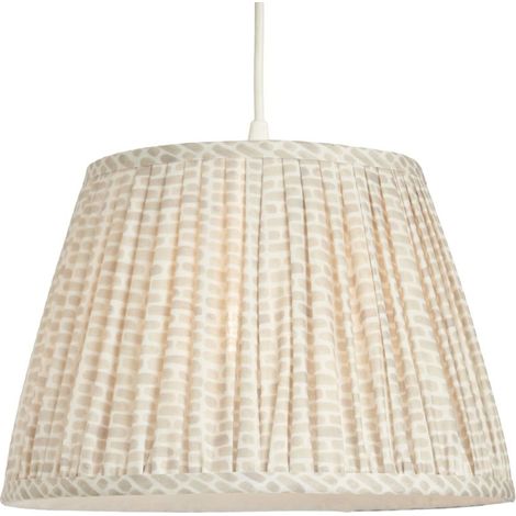 Litecraft Hedley Tapered Easy to Fit Sage Lampshade Ruched Pleated Light Shade (1/5)
