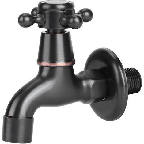 Retro-Einhebelmischer aus Messing, Schnellstartfunktion, Wasserhahn für Besen und Pool, für den Hausgebrauch (1/5)