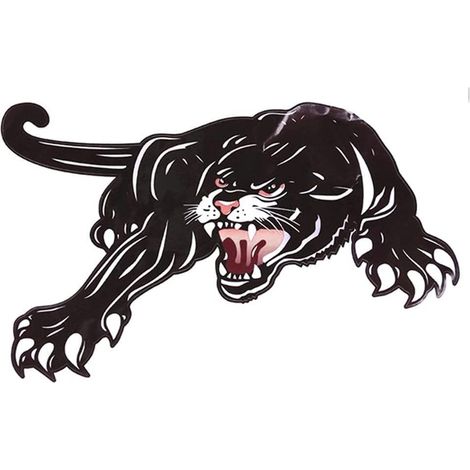 Autocollant voiture tigre, décalcomanie panthère noire adhésif auto universel, sticker racing pour SUV 4x4 tout-terrain, déco véhicule (1/5)
