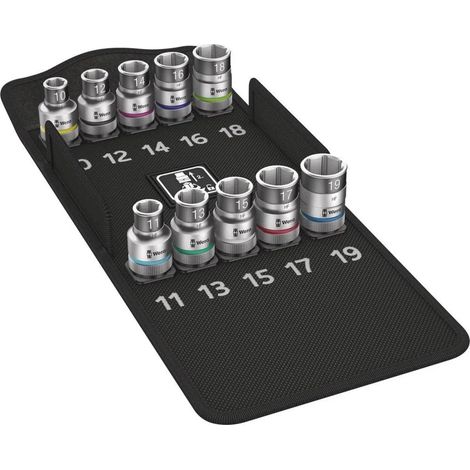 [NEUWERTIG] B-Ware Wera Steckschlüsselsatz Nuss Set 12.5 Mm Werkzeug Zyklop Einsatz 10 Teilig