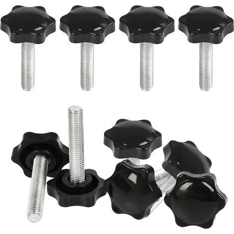 20 vis M8 - Acier inoxydable - Vis moletées - Pour diverses machines et applications - Kit de vis de serrage - Vis Torx - Vis pour meubles - Bouton de verrouillage (1/5)