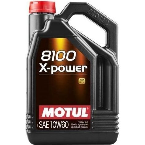 Huile moteur Motul 8100 X-Power 10W-60 5 L 100 % synthétique