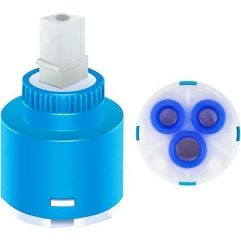 Cartouche de filtre pour robinet mitigeur en céramique 35 mm 121894, pièce de rechange pour robinet haute pression, compatible avec évier de cuisine blanc et douche. (1/5)