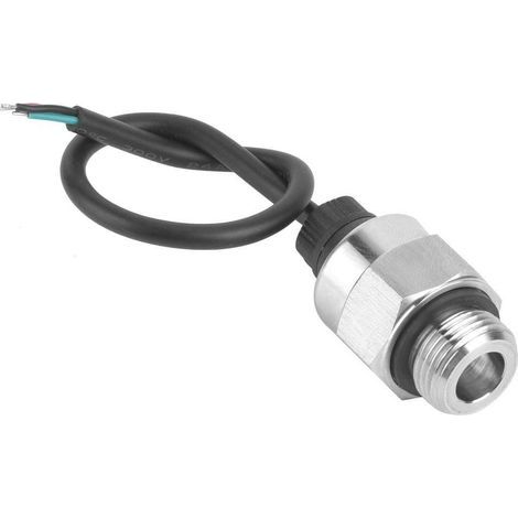 G3/8 Capteur de Pression Analogique, Capteur de Pression d'Eau Haute Précision à Signal Analogique IP65 avec protection EMC, 5VDC Transducteur de Pression pour Eau, Air, Gaz, Pétrole (05 BAR) (1/5)