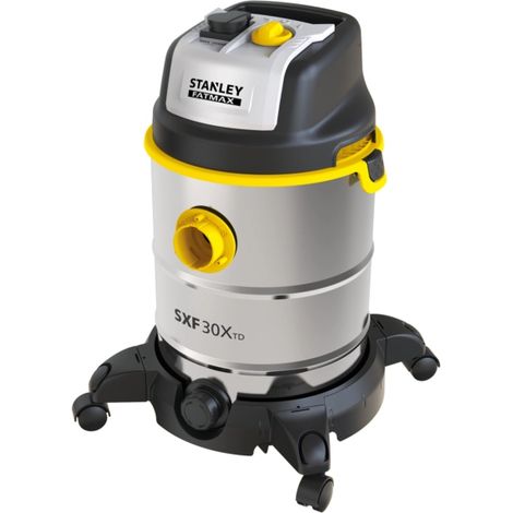 aspiratore solidi liquidi elettrico stanley fatmax "sxfvc30xtd-e" 1600w 30 lt 36,5l/s