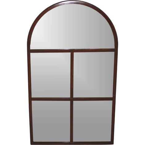 Archway Outdoor Mirror - Glass - L1.5 x W50 x H90 cm - Natural Rust