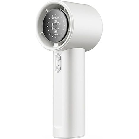 Ventilateur portable d'extérieur - Ventilateur de voyage rechargeable, ventilateur USB d'extérieur (blanc,162x59x58mm) (1/5)