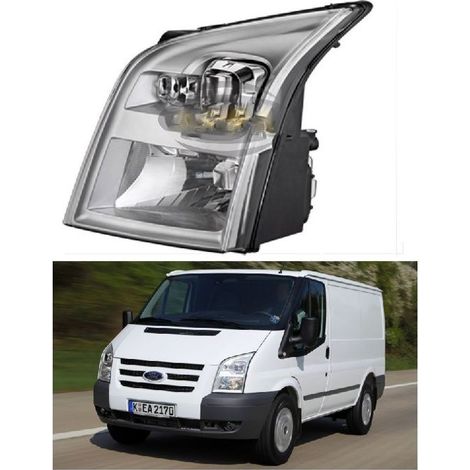 Faro izquierdo Ford Transit V347 2006-2014, ajuste manual