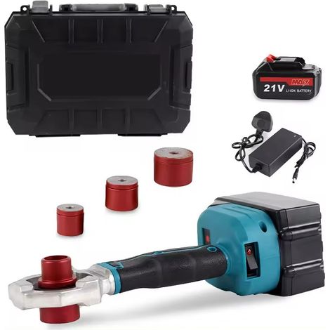 Saldatrice per tubi in plastica per acqua, kit saldatore a fusione portatile senza fili, saldatrice per tubi in PPR con 6 teste di saldatura per tubi in PPR PE PB HDPE (1/5)
