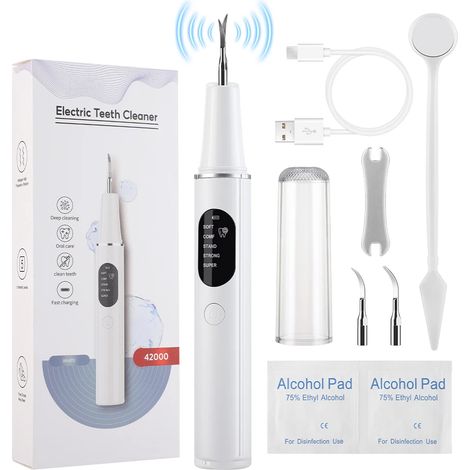 Nettoyeur dentaire électrique domestique (5 modes, étanche IPX6, kit de nettoyage dentaire sûr) (1/5)