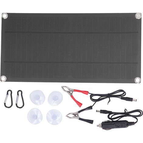 10W 18V Flexible Monocrystalline Solar Panel - 30W Photovoltaic PV for Home (1/5)