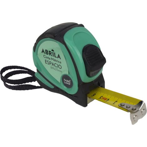 Nastro di misurazione Fabrilamp 8 metri nero 25 mm