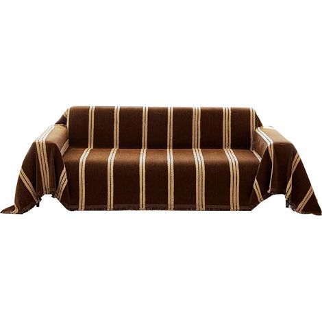 Wendbarer 3-Sitzer-Sofabezug 260 x 180 cm, dicker, reißfester Chenille-Bezug für Familien (1/5)