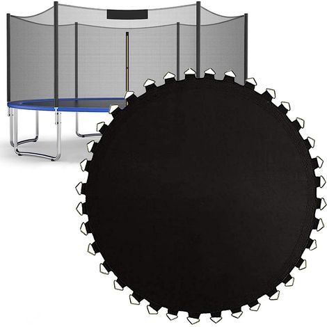 Coloré Toile de Saut Trampoline , Tapis de Saut de Rechange Accessoire pour Trampoline Exterieur Enfant-244cm/48 Buckles (1/5)