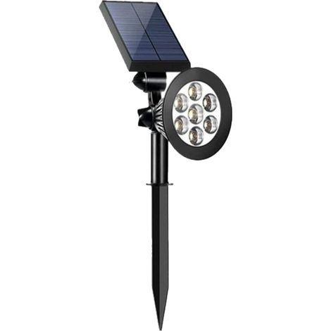Projecteur Solaire Halloween Extérieur - 7 LED - Angle Réglable 180° - Étanche IP65 - Pour Jardin Paysage - 1 Pièce (1/5)