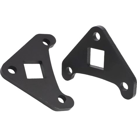 Supports de renfort de moteur d'entraînement 2 pièces pour mini-pelle de 1 à 2 tonnes Support de plaque de bride en acier lourd de 1/2 pouces Support de châssis soudé (1/5)