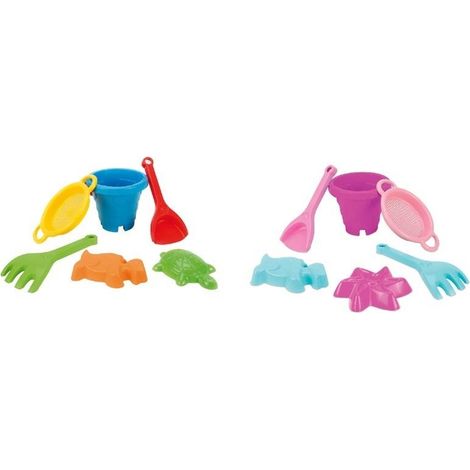 Set di castelli di sabbia da 6 pezzi