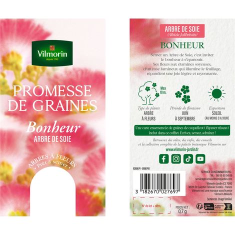 Vilmorin Arbre à Soie (Albizia) - Bonheur (1/4)