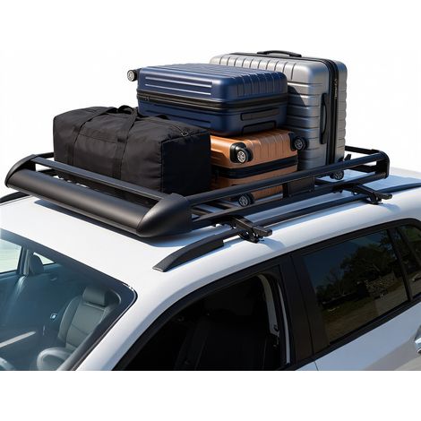 Alliage d'aluminium porte-bagages, galerie de toit, porte-bagages de toit/coffre de toit (1/5)