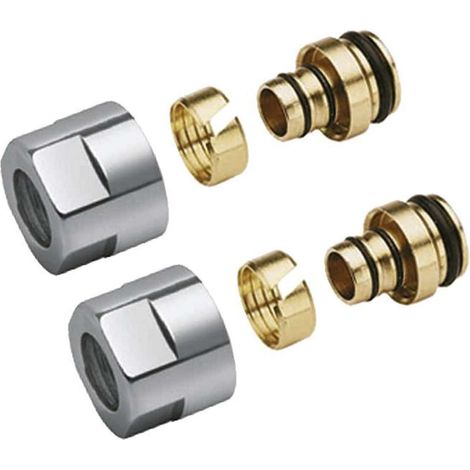 Sapho - Klemmverschraubung 1/2 für Alupex 16 mm, chrom CP6120